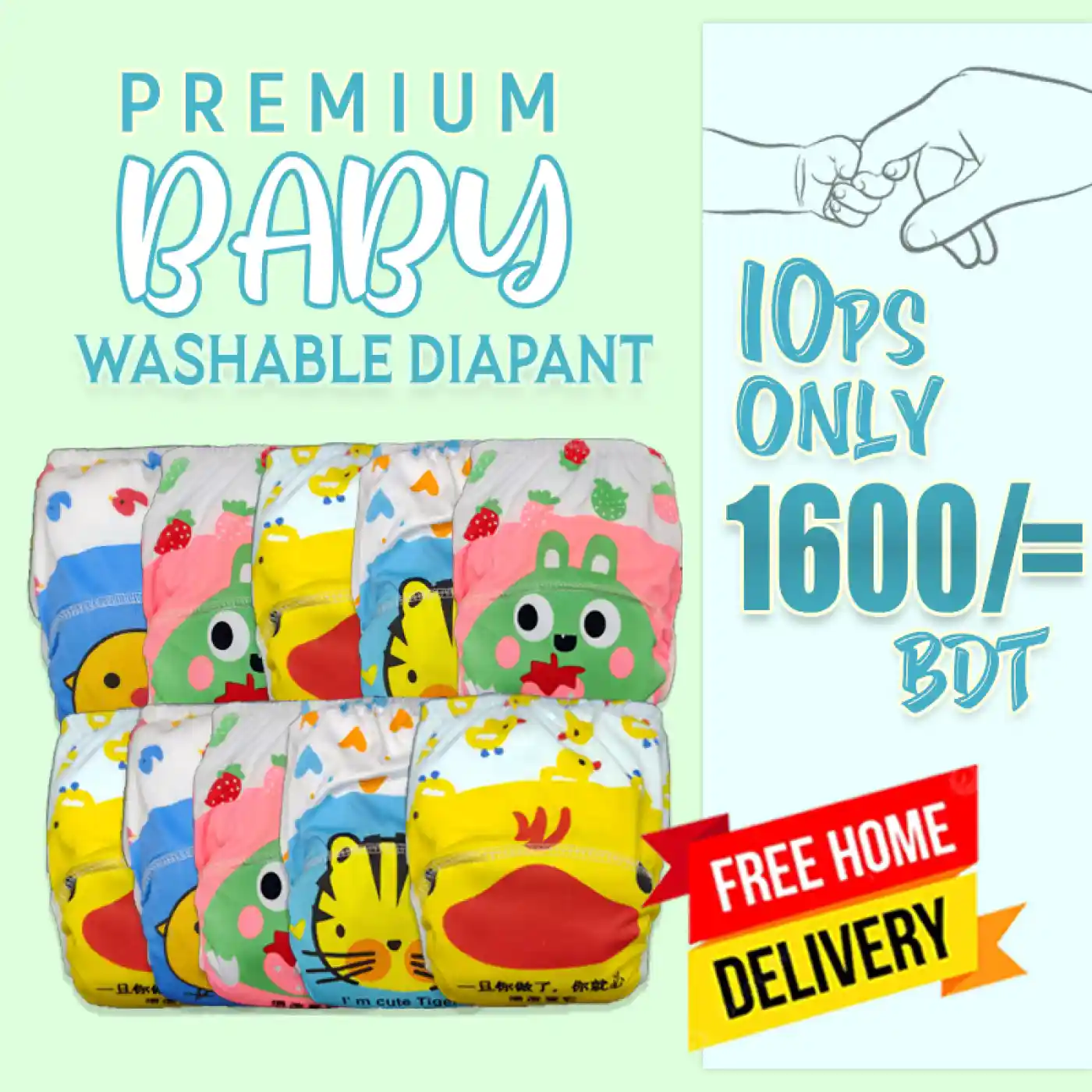 Nappy 10pcs Combo